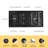 EGOHOME Massaging Zero Gravity Adjustable Bed with 14" Memory Foam Mattress - Wireless Remote-155688378