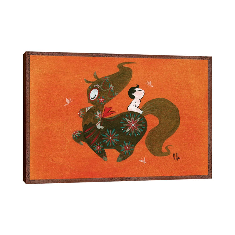 Centauride by Martin Hsu - Print on Canvas, Classic Brown Wood Framed, 66.04 cm H x 45.72 cm W