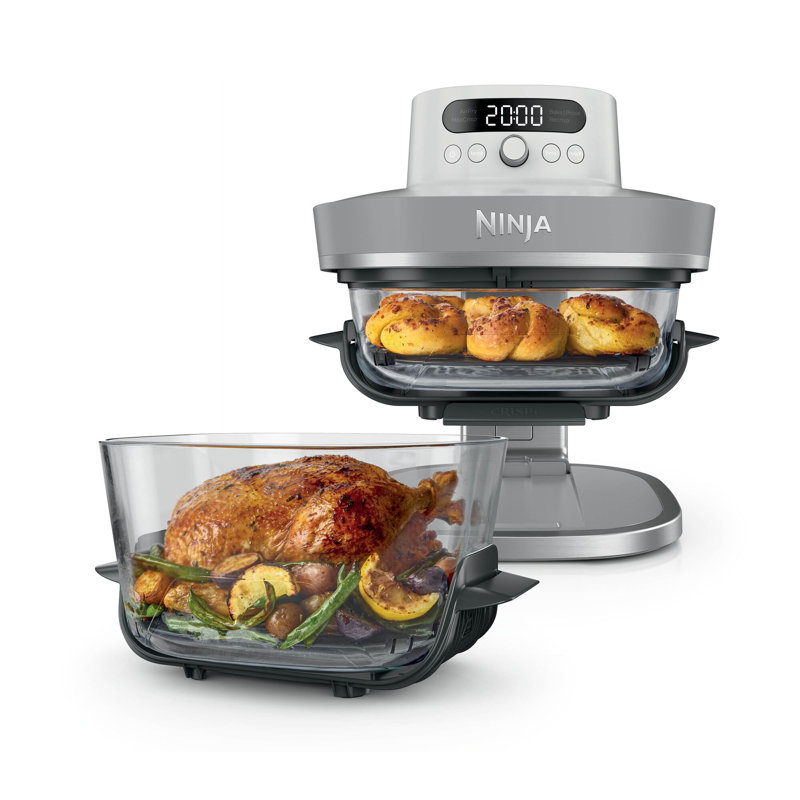 Ninja CRISPi PRO 5-in-1 Glass Air Fryer AS090UK, White
