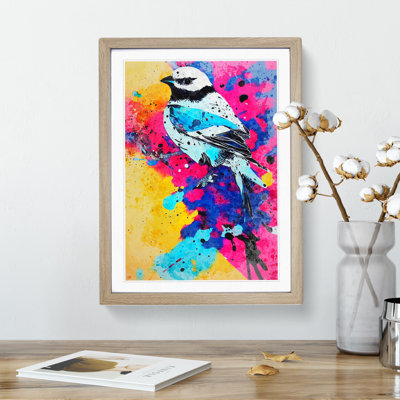 Splashed Bird No.5 Abstract - Wall Art