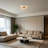 3-Light Modern Bubble Flush Mount Ceiling Light Fixture with Clear Glass Globes-1373051619