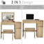 Claverton Dressing Table with Mirror-801039933