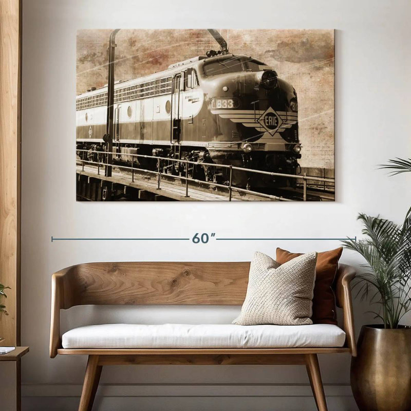 Mehar Erie Train, 34" H x 51" W