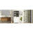 70.1" Tall Freestanding Cabinet With 3 Drawers, 2 Adjustable Shelves, Waterproof Surface For Bathroom And Living Room Modern Gold Handles Clear Glass