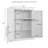 Savannah 2pc Wall Storage Cabinet White