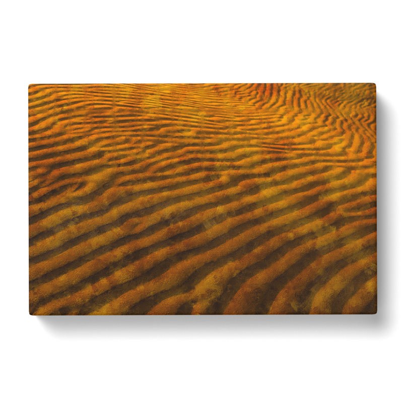 Sand Patterns - Wrapped Canvas Painting, 35cm H x 50cm W x 3cm D