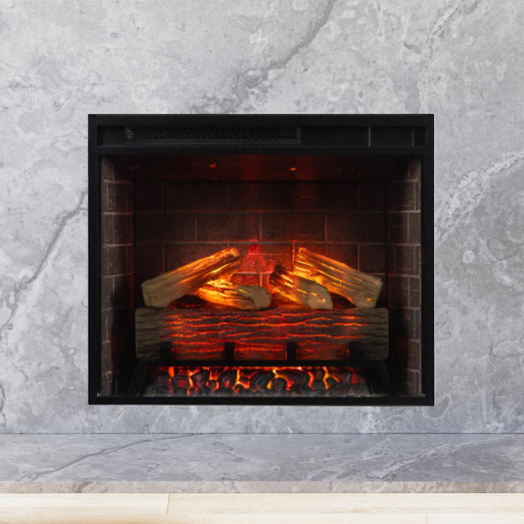 Uptown Infrared Electric Fireplace Insert Heater, Compatible with Alexa & Google Home, Multi-Flame Colors, Remote Control