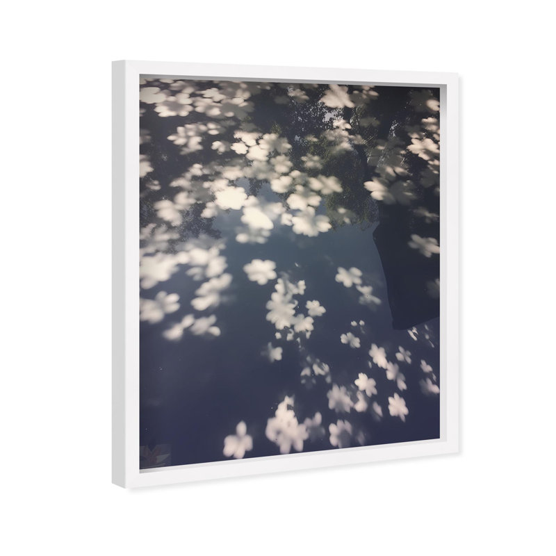 Oliver Gal Earth Meets Sky Abstract Photography - Luxury Shadowbox Framed Wall Art, 46.5" H x 37.5" W, White