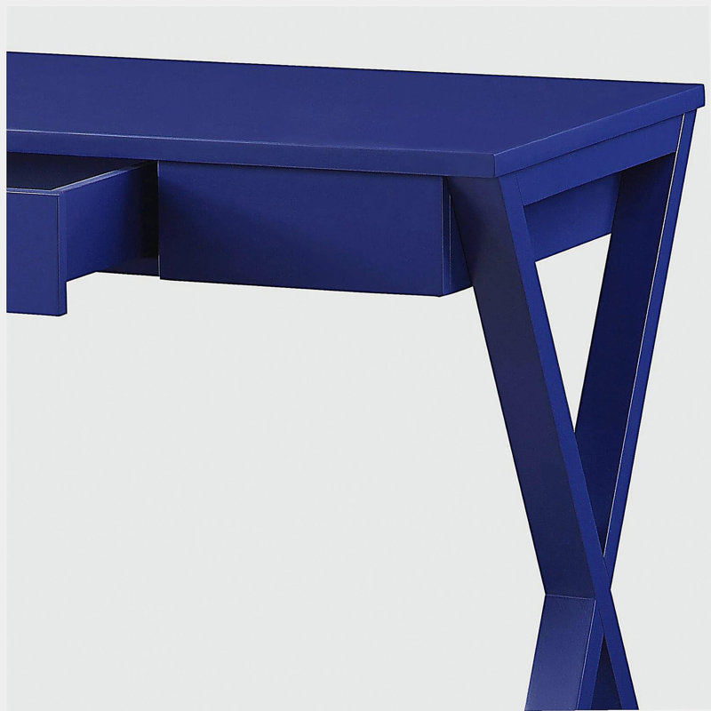 Bureau d'écriture bleu Nalo Twilight, 30.17" H x 42.17" W x 19.17" D