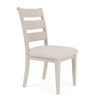 Chaise d'appoint à dossier en bois 2 po (Ensemble de 2)