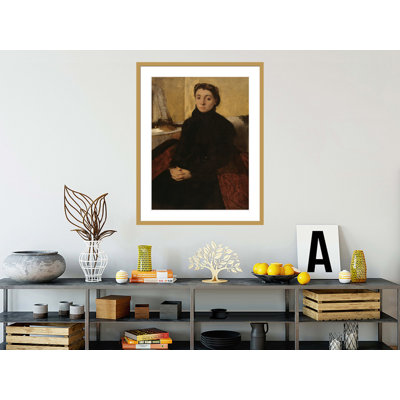 «Madame Gaujelin» par Edgar Degas, impression giclée encadrée