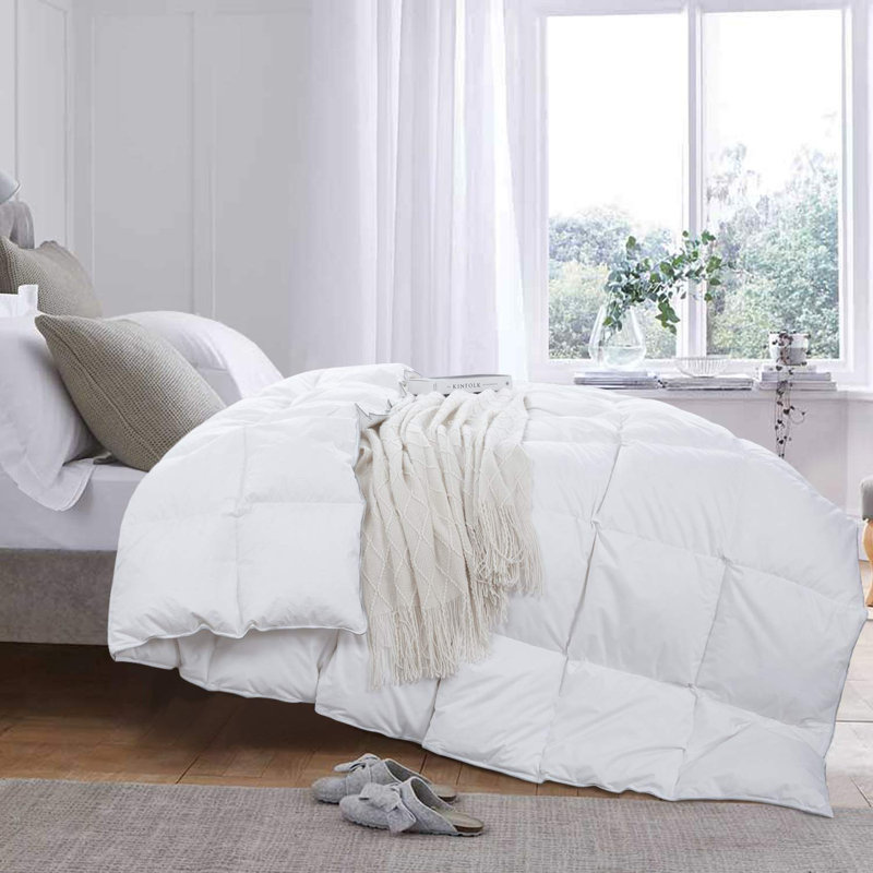 Housse de couette et insert, Blanc, Housse de couette pour très grand lit