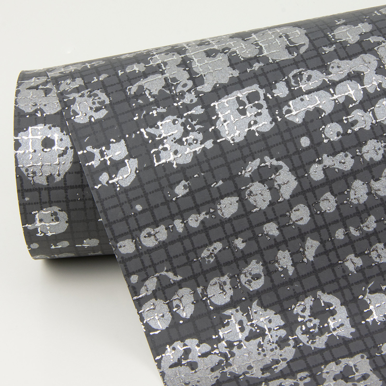 Celeste Modern Geometric Wallpaper, Gray