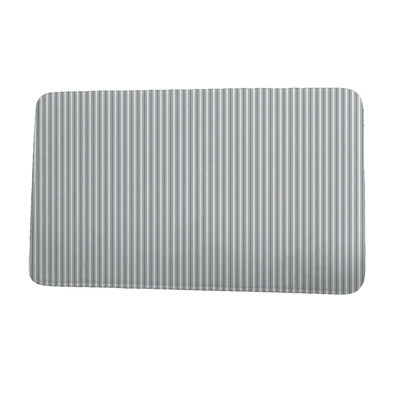 Tapis pour salle de bain Donaldson, l 24 po x L 17 po, Bleu