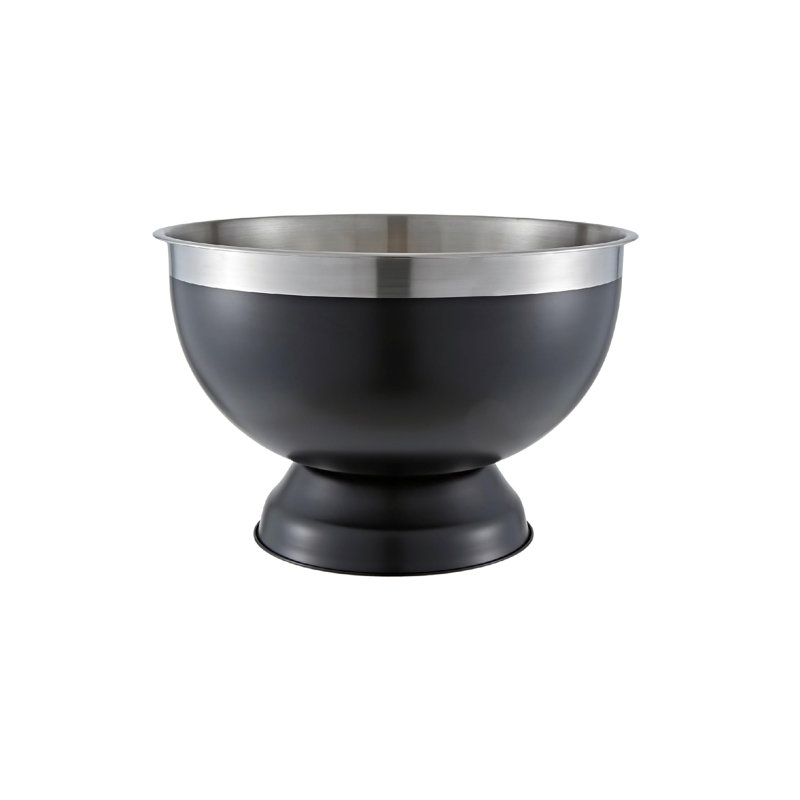 Buckingham Ice Bucket Stainless Steel Black Finish 40 cm 17.5 Litre