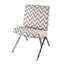 Chaise d'appoint en tissu confortable et élégante pour le décor du salon et de la chambre à coucher-720752123