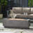 Rectangular Iron Fire Pit With 50,000 BTU Output And Tank Holder For Outdoor Gatherings And Warmth-1988745155