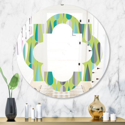 Miroir mural éclectique Quatrefoil