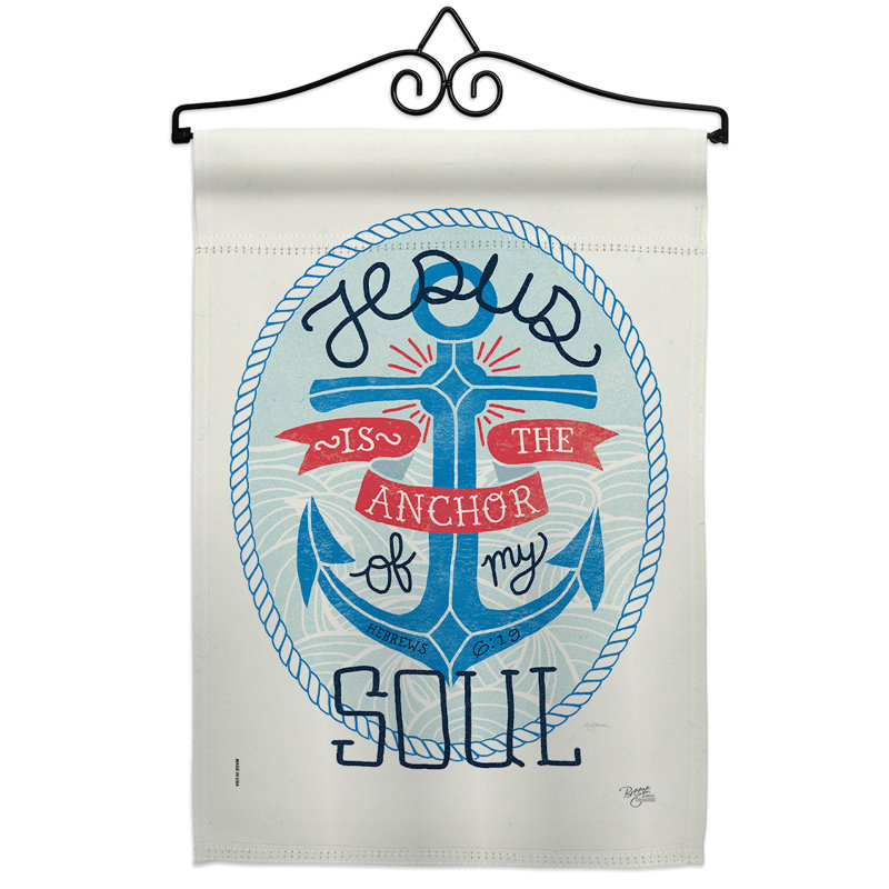 Double Sided 18.5'' H x 13'' W Polyester Flag Set
