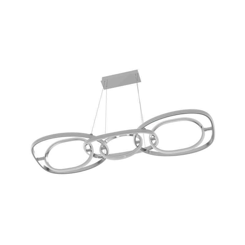 Gyda 1 - Light LED Pendant, Chrome