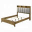 Lit de transition 1pc avec tête de lit tapissier et ports USB-11319006-11319007