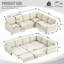 Canapé modulaire en chenille