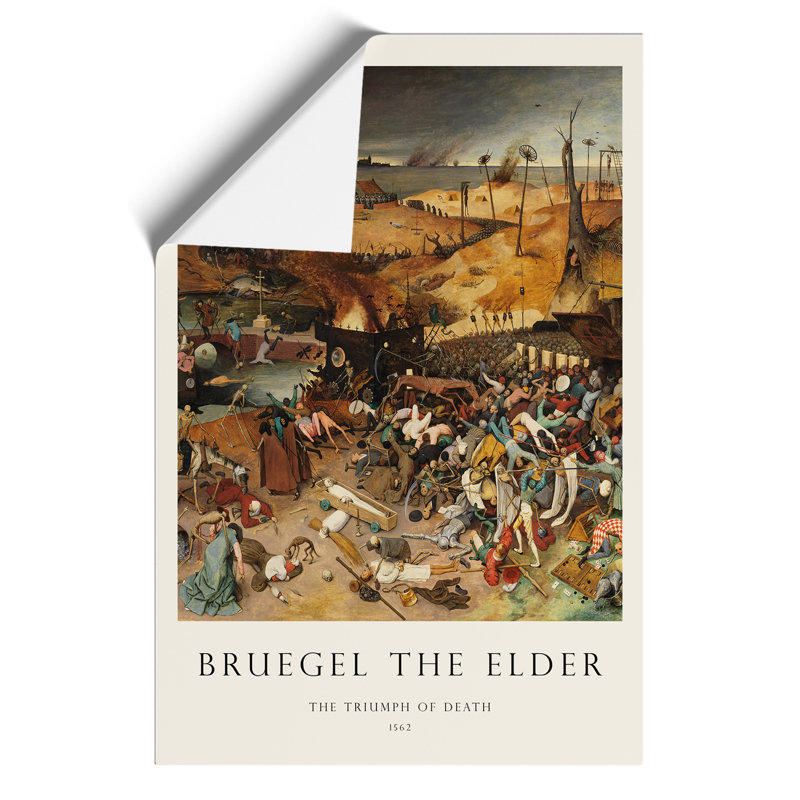 The Triumph of Death Print by Pieter Bruegel The Elder - Frameless Print, 59cm H x 42cm W x 0.1cm D