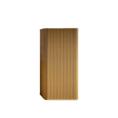 CC0414S306 Armoire latérale flottante en chêne naturel pour salle de bain, armoire de rangement murale pour petits espaces, pré-assemblée