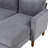 U-Shaped Sponge-Filled Cushion Combination Sofa-889585080
