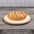 CounterArt White Geo Pattern Wood Lazy Susan Turntable