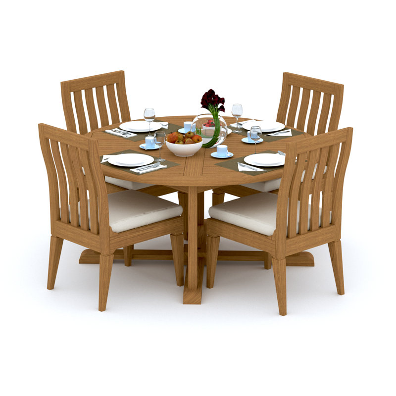 Ensemble repas extérieur pour 4 personnes Caranas