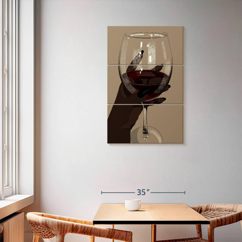 Pour Me A Glass, H 57 po x l 36 po