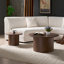 Wooden Round Coffee Table Set(Set Of 2)