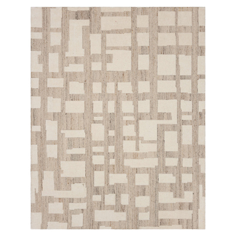 Tapis d'intérieur moderne touffeté à la machine Ardsley Place, 8 pi x 10 pi