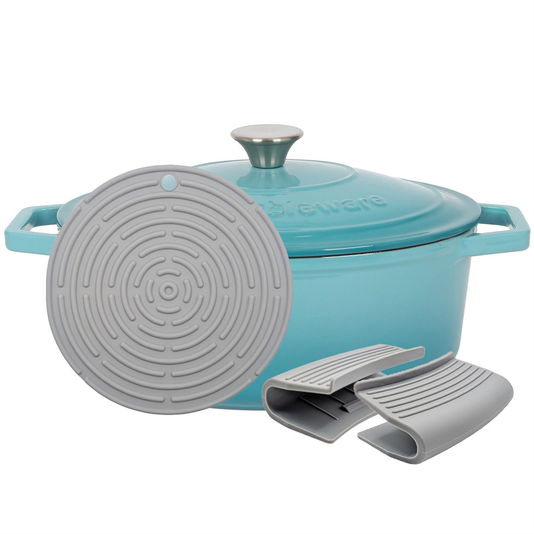 Argon Tableware - Oval Cast Iron Casserole Dish