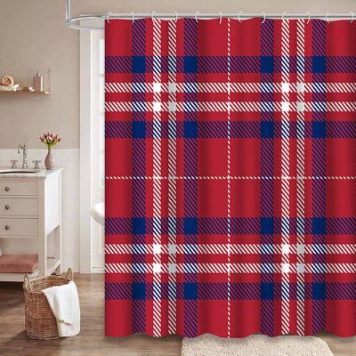 Rideau de douche Patriotic Tartan