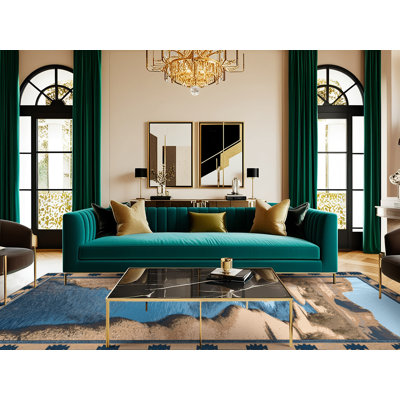  Tapis lavable Arroyo Stream Southwestern