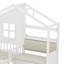 Lit simple avec canapé, lit plateforme pour enfants avec deux tiroirs et tablette de rangement-624168747