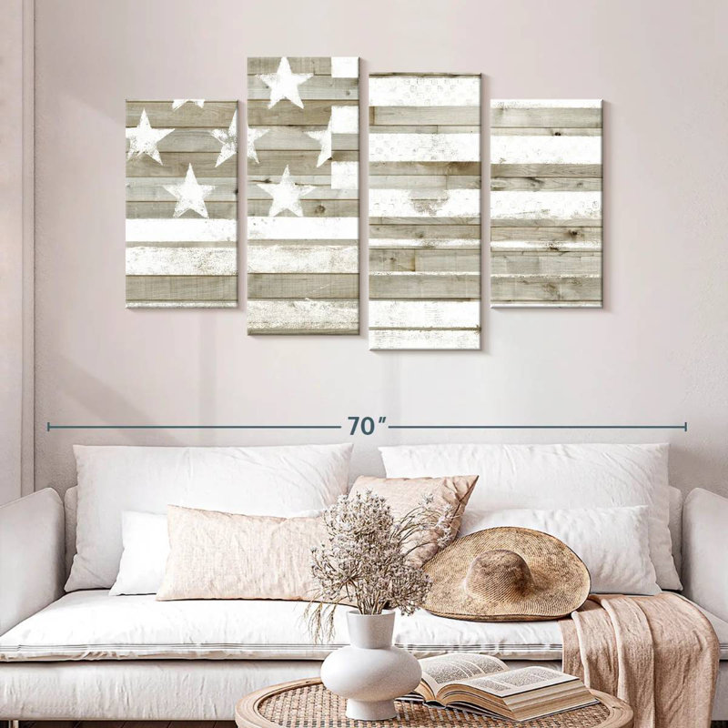 Borges Rustic Americana Flag