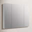 KOHLER Verdera Aluminum Triple-Door Medicine Cabinet, Frameless with Adjustable Shelves-71410407