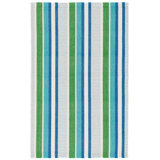 Always Greener Cobalt/Green Handwoven Indoor/Outdoor Rug
