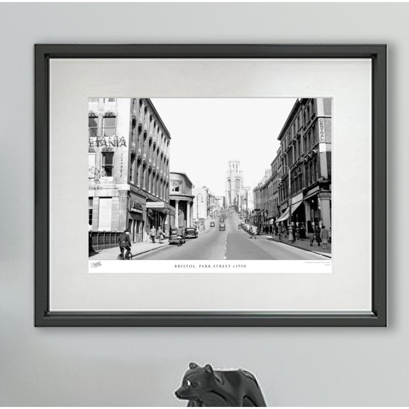 Bristol, Park Street C1950 - Single Picture Frame Print, 28cm H X 36cm W x 2cm D