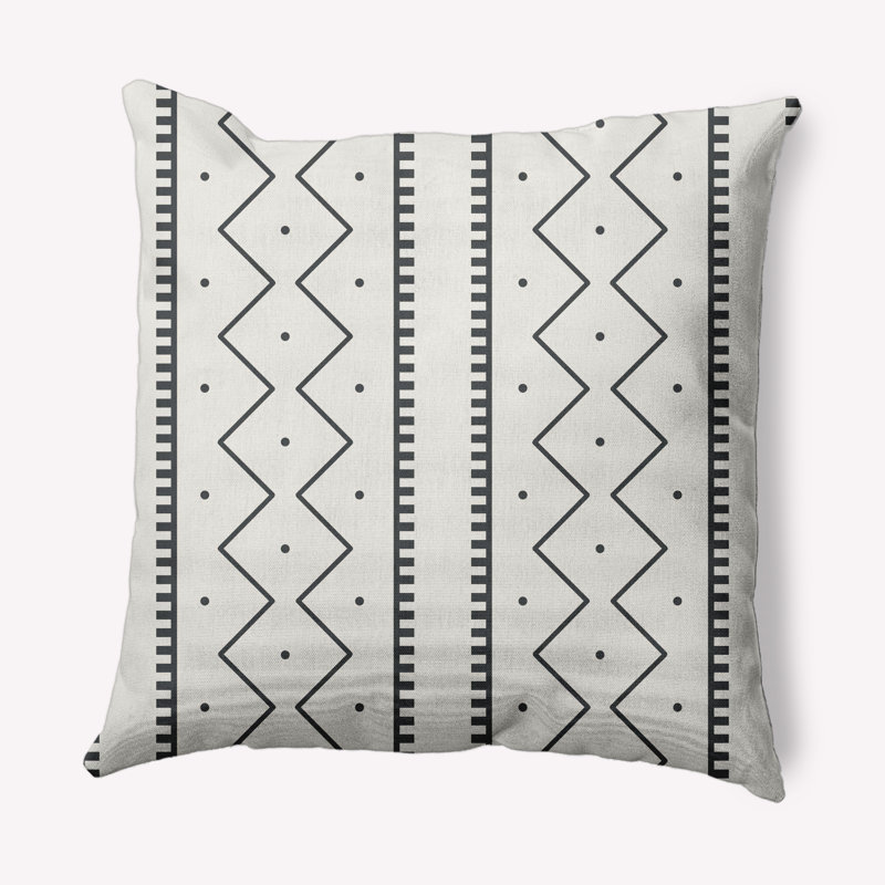 Coussin décoratif d'intérieur/d'extérieur, 18 po x 18 po, Poivre