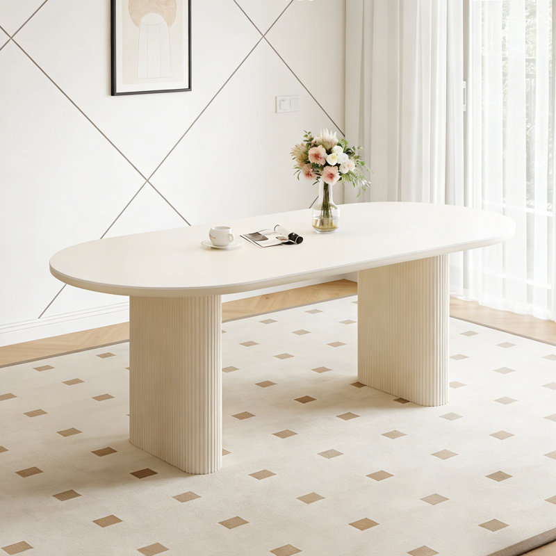 French Simple Cream Style Dining Table
