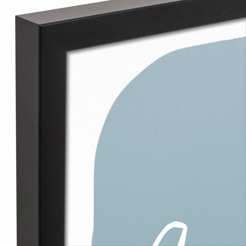 Art encadré ABC Blob, H 31,75 po x l 21,75 po x P 1,75 po