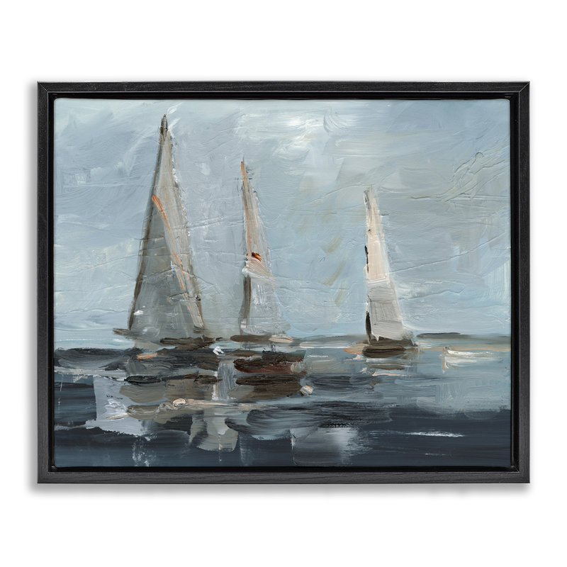  Art mural sur toile Moody, Cadre flottant noir de jais, H 17 po x l 21 po