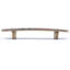 Bridged Drawer Cabinet Pulls, 6-Pack Antique Brass 3" Hole Centers, Antique Peony Solid Cast