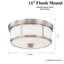 Wilcher 3 - Light Flush Mount-818962900-818962890
