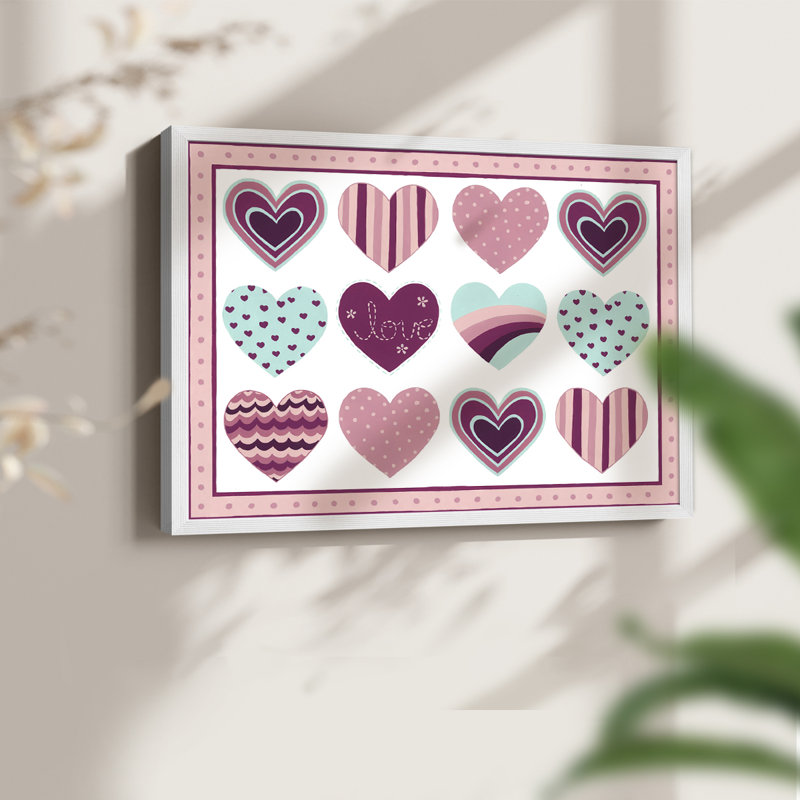 Collection Sweet Valentine, reproduction A - Encastrée, H 11 po x l 14 po, Blanc