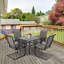 Ensemble de 6 chaises d'extérieur Red Barrel Studio® Patio C Spring